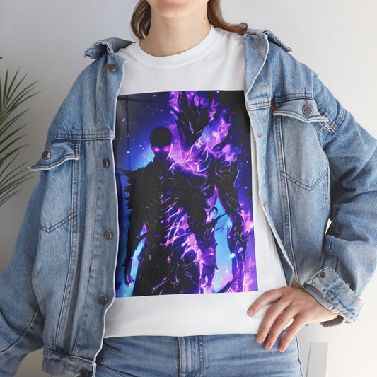 Solo Leveling Unisex Heavy Cotton Tee - Comfortable Anime Graphic T-Shirt