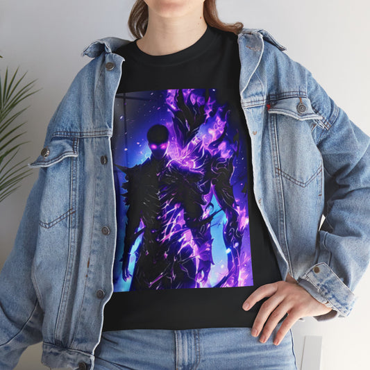 Solo Leveling Unisex Heavy Cotton Tee - Comfortable Anime Graphic T-Shirt