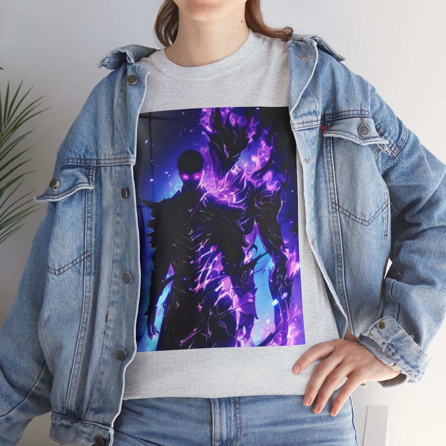 Solo Leveling Unisex Heavy Cotton Tee - Comfortable Anime Graphic T-Shirt