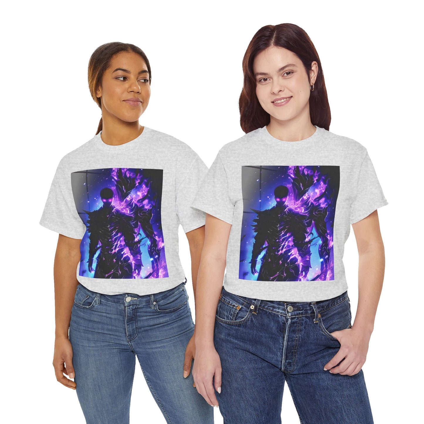Solo Leveling Unisex Heavy Cotton Tee - Comfortable Anime Graphic T-Shirt