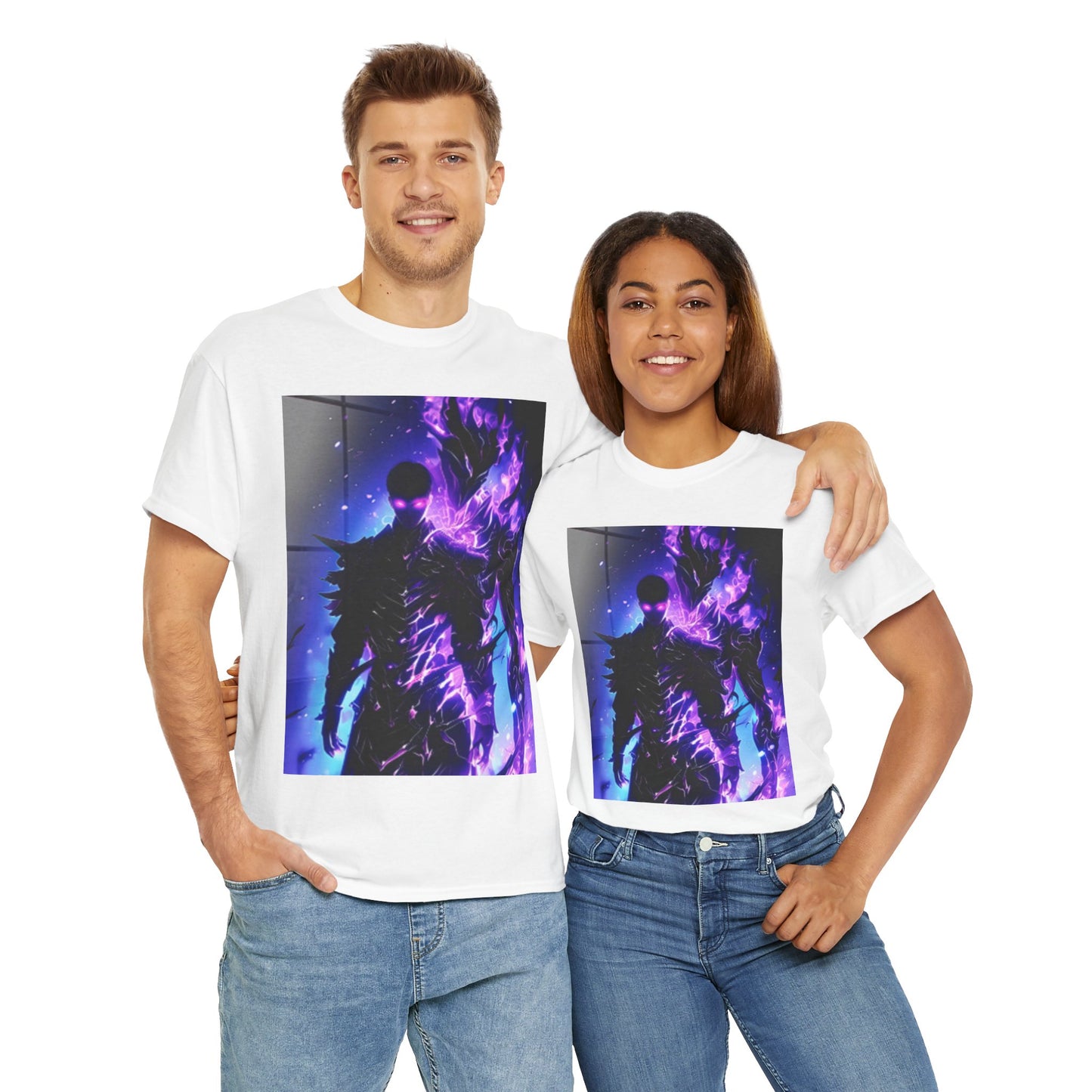 Solo Leveling Unisex Heavy Cotton Tee - Comfortable Anime Graphic T-Shirt