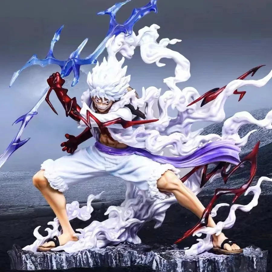 25cm One Piece Raiden Five Gear Nica Lightning Luffy Action Figure