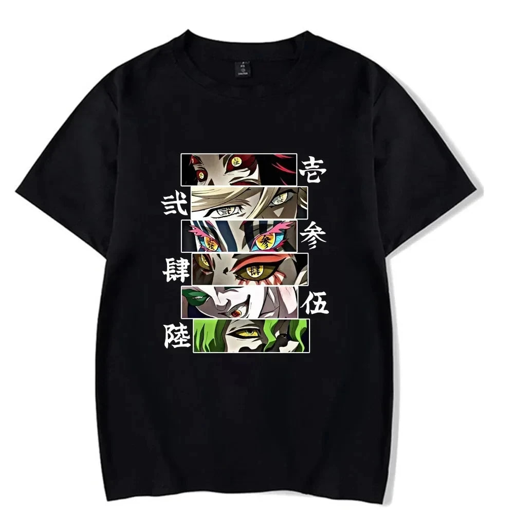 Anime Demon Slayer Upper Moons T-Shirt Anime