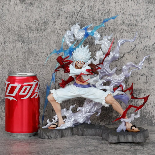 25cm One Piece Raiden Five Gear Nica Lightning Luffy Action Figure
