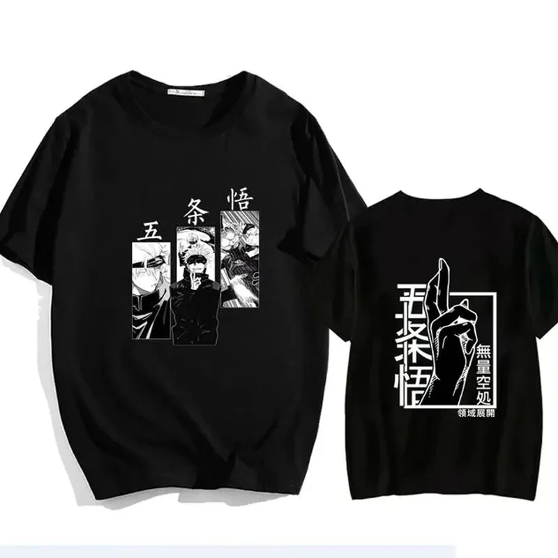 Anime Satoru Gojo Jujutsu Kaisen T Shirt Fashion Summer