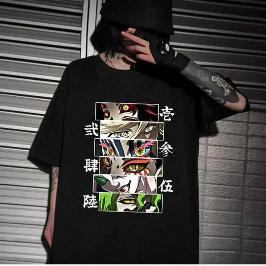 Anime Demon Slayer Upper Moons T-Shirt Anime
