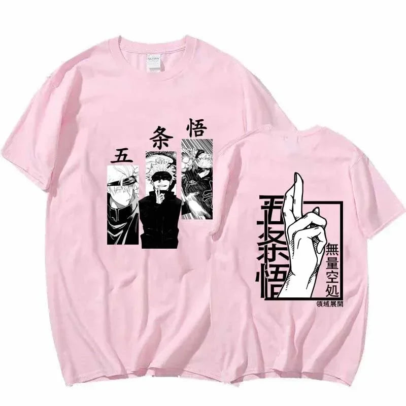 Anime Satoru Gojo Jujutsu Kaisen T Shirt Fashion Summer