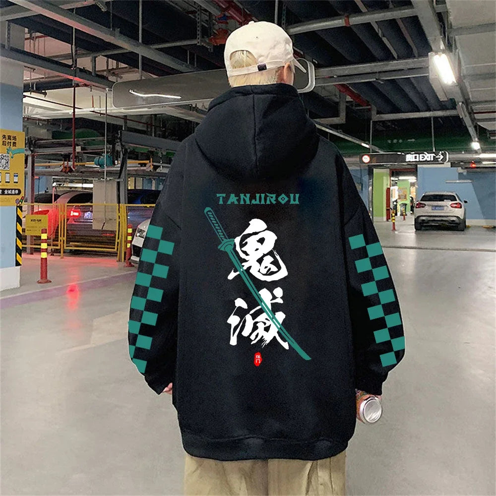 Demon Slayer Japan Anime Plus Size Hoodie