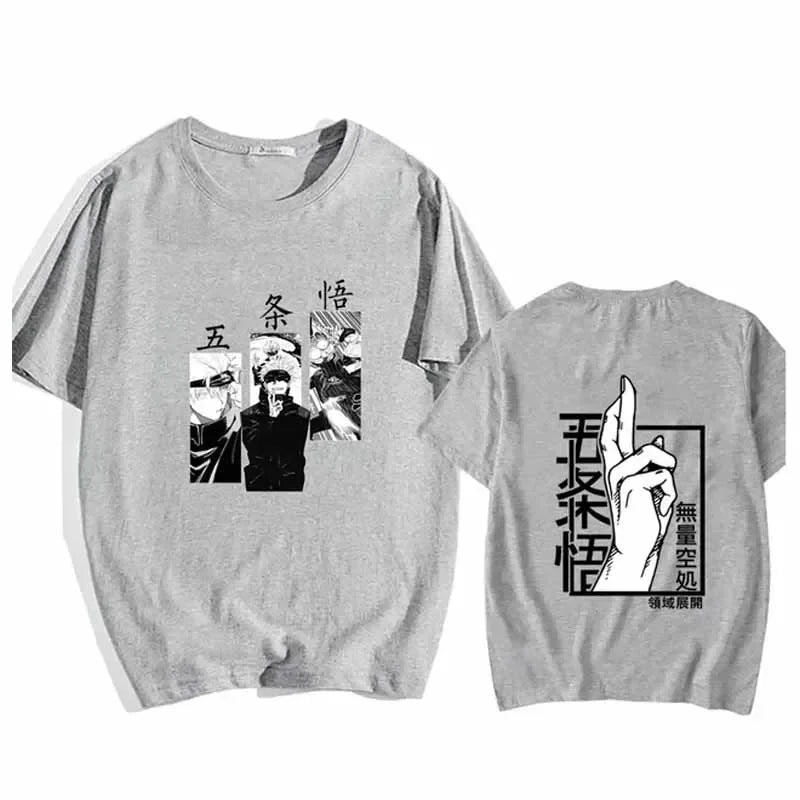 Anime Satoru Gojo Jujutsu Kaisen T Shirt Fashion Summer