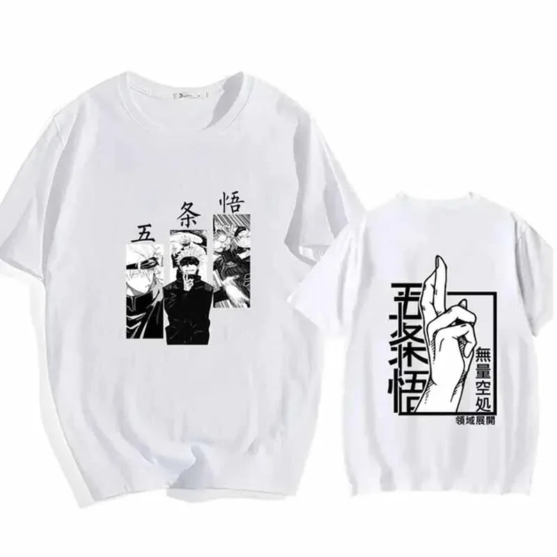 Anime Satoru Gojo Jujutsu Kaisen T Shirt Fashion Summer