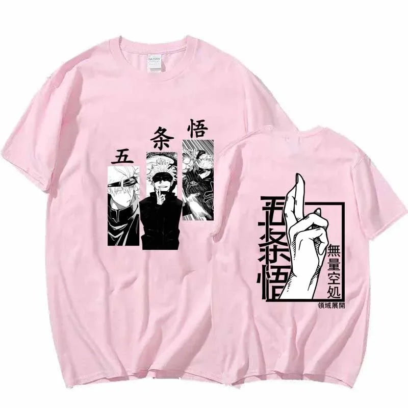 Anime Satoru Gojo Jujutsu Kaisen T Shirt Fashion Summer