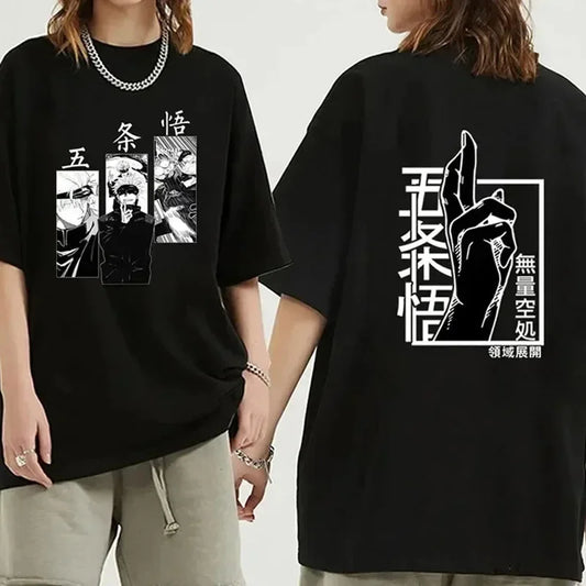 Anime Satoru Gojo Jujutsu Kaisen T Shirt Fashion Summer