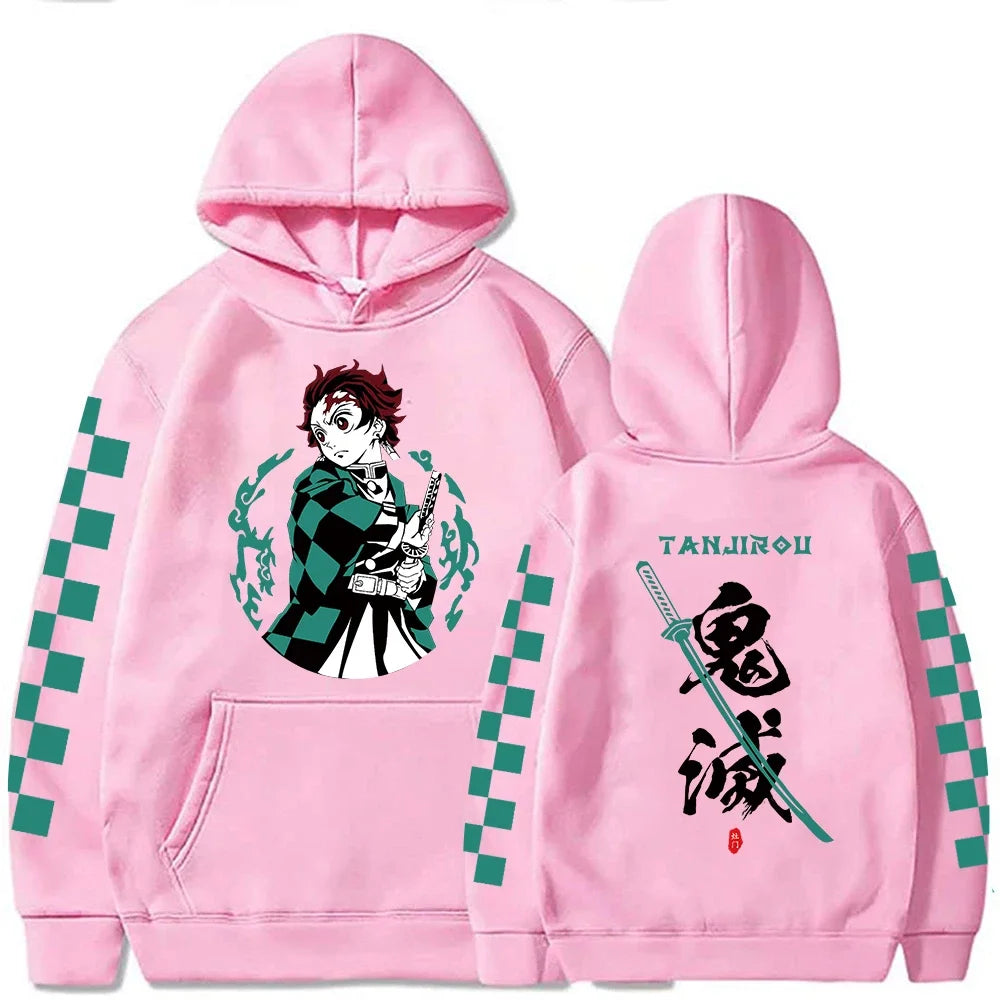 Demon Slayer Japan Anime Plus Size Hoodie