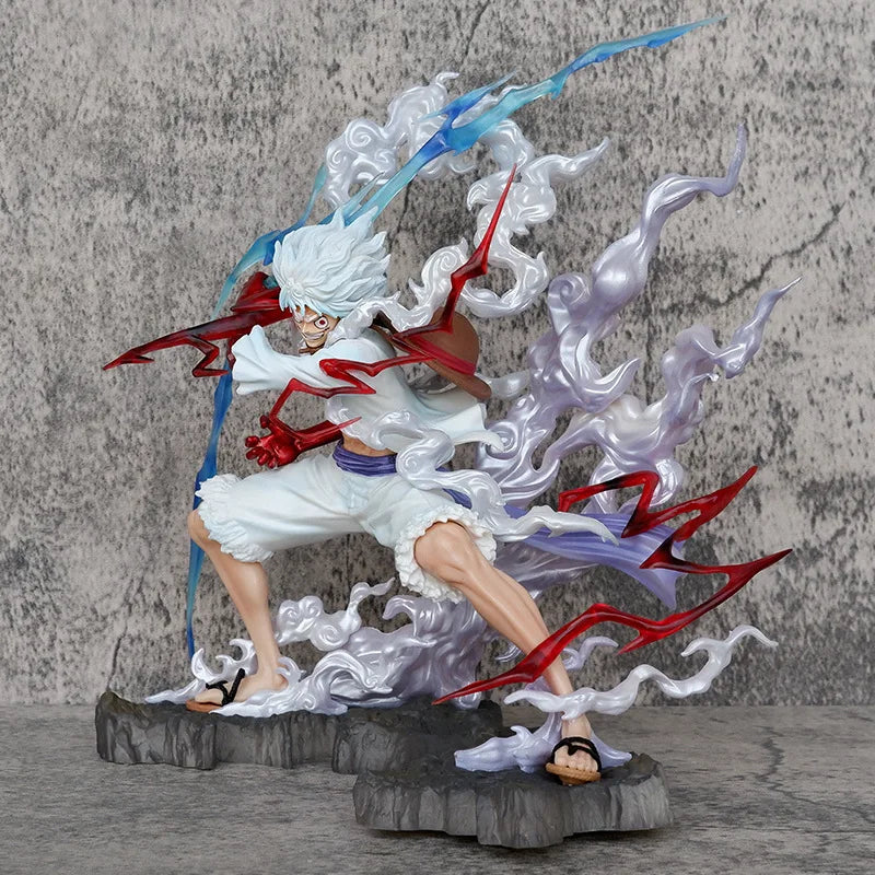 25cm One Piece Raiden Five Gear Nica Lightning Luffy Action Figure