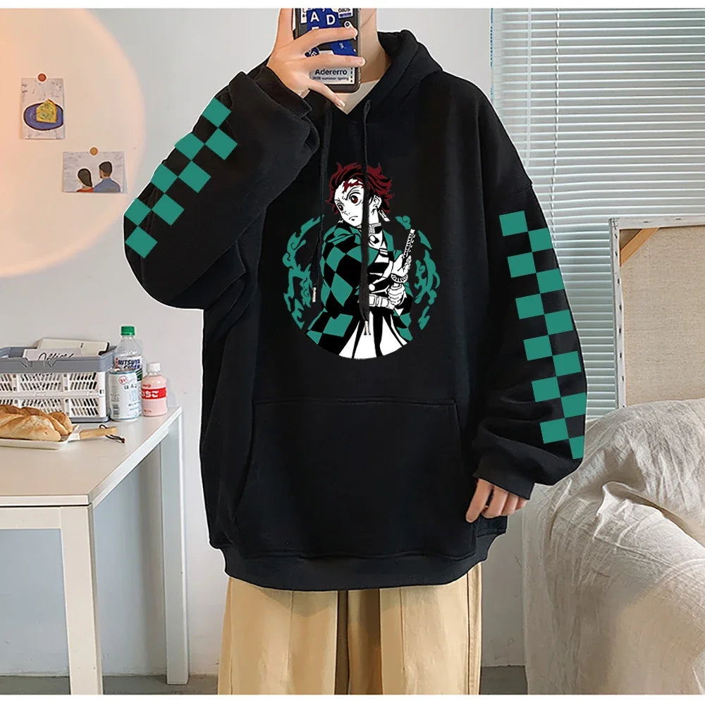 Demon Slayer Japan Anime Plus Size Hoodie
