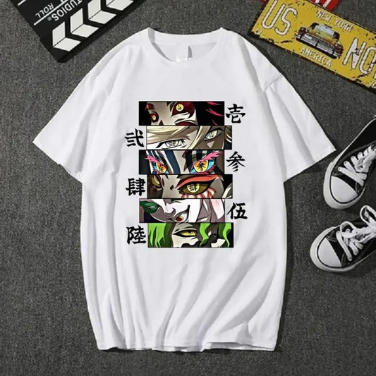 Anime Demon Slayer Upper Moons T-Shirt Anime