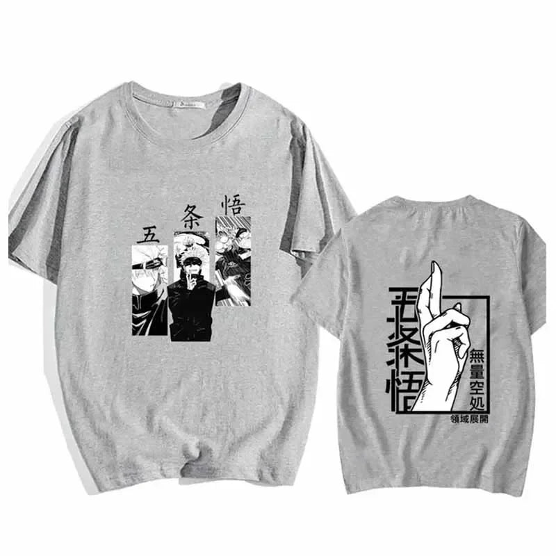 Anime Satoru Gojo Jujutsu Kaisen T Shirt Fashion Summer