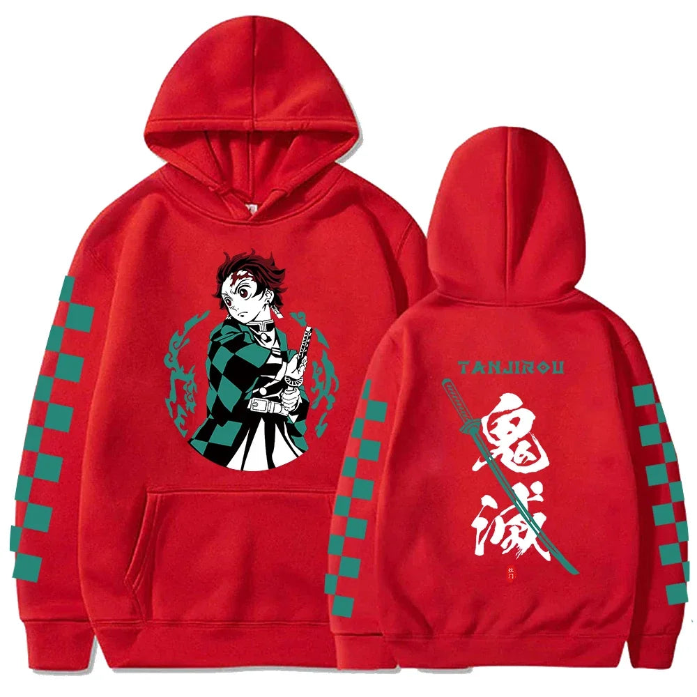 Demon Slayer Japan Anime Plus Size Hoodie