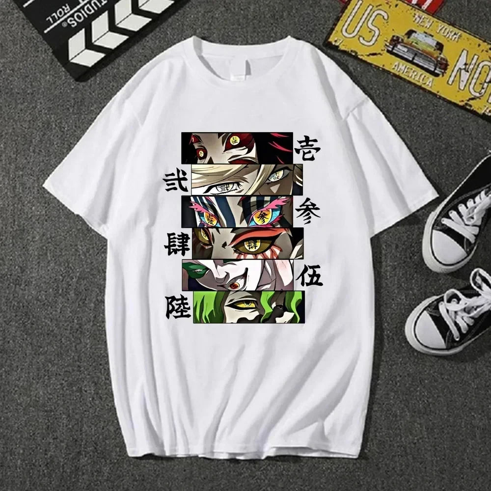 Anime Demon Slayer Upper Moons T-Shirt Anime