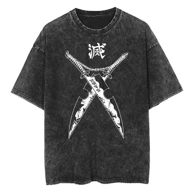 Anime Demon Slayer Rengoku Kyoujurou Printed T Shirt