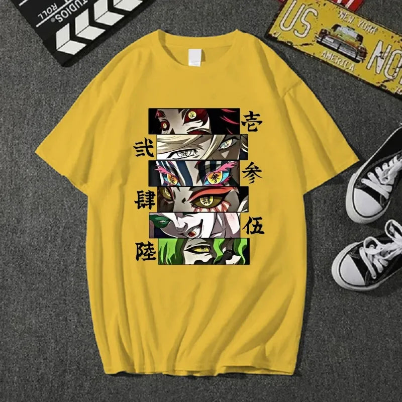 Anime Demon Slayer Upper Moons T-Shirt Anime