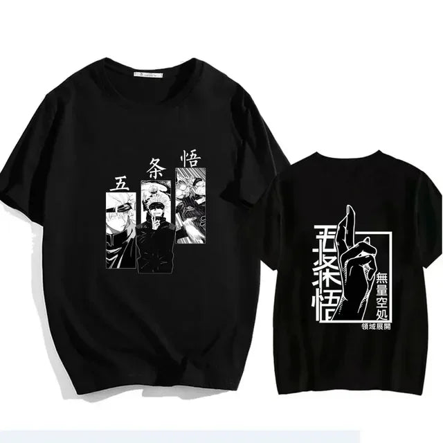 Anime Satoru Gojo Jujutsu Kaisen T Shirt Fashion Summer